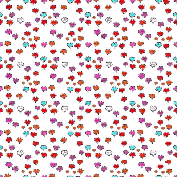 Textur Hintergrundtextur Vektorillustration Weiß Schwarz Und Rosa Valentinstag Herzen — Stockvektor
