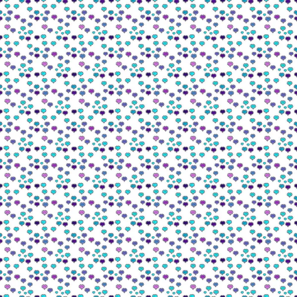 Festival aşk arka plan. Vektör. Kroki, tekstil, düğün davetiyesi için mükemmel tasarım öğesi. Seamless modeli güzel handdrawn kalpleri ile sorunsuz. Happy Valentine': s gün. Mavi, beyaz.