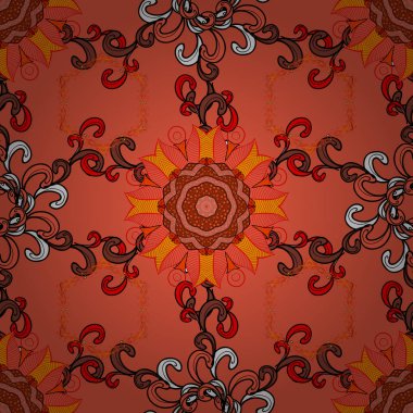 Küçük bir çiçek bir vintage tarzı ile şirin seamless modeli. Vektör çizim. Parlak buketleri moda grunge arka plan üzerinde. Kumaş, kroki ve kağıt baskı almak için çiçek açması arka plan.