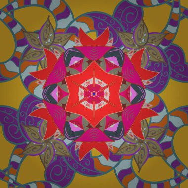 Düzenlenebilir. Sarı, nötr ve mor çiçekler suluboya tarzında, tasarım öğeleri ile zarif seamless modeli. Düğün davetiyeleri, tebrik kartları, scrapbooking, baskı, hediye paketi için çiçek desenli.