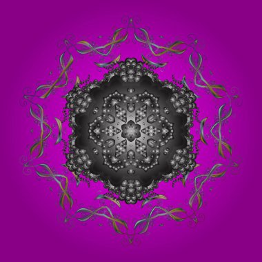 Kartpostal ve poster grafik tasarım için Tekstil, kağıt, ambalaj için sevimli, basit vektör kar taneleri Noel kış arka planları çizilmiş stil ver. Vektör tasarımı. Kış karalamalar el çekilmiş kar tanesi.