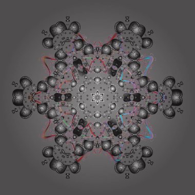 Arka plan. Kar taneleri. Noel şirin arka plan kar taneleri arka plan ile. Vektör çizim. Tatil tasarım Noel ve yeni yıl moda parmak izi.