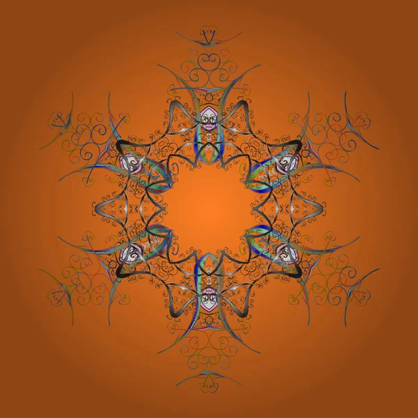 Boyama sayfaları. Zentangle zarif kar tanesi. Süsleme için vektör süslemesi, Noel tebrik kartları, davet şablonu.