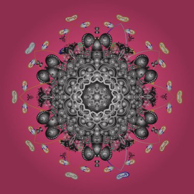 Simgeler, etiketleri. Vektör kış kar taneleri renkli arka plan üzerinde. Kar tanesi simgesi, izole. Düz tasarım. Vektör çizim. Renkli kar tanesi vektör çizim.