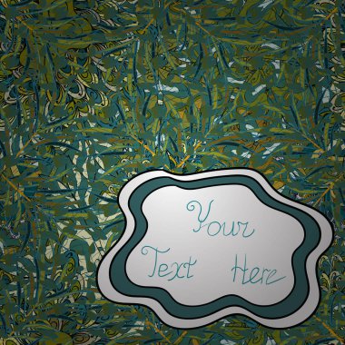 Tasarım ve hediye paketleme kağıt, tebrik kartları, afiş ve Posterler Tasarım. Varicoloblue, beyaz ve yeşil sorunsuz illüstrasyon vektör.