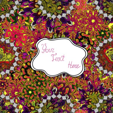 Doodles'ın siyah, sarı ve beyaz renkler. Moda kumaş deseni. Dikişsiz desen baskı. Vektör.