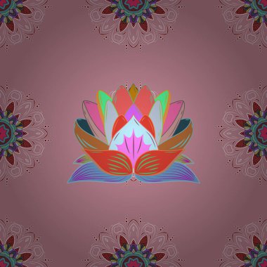 Kullanılabilir Tekstil, tebrik kartı, boyama kitabı, telefon durumda yazdırma için. Kına dövme stil vektör. Etnik Mandala süsleme. Hint çiçek desenli madalyon desen.