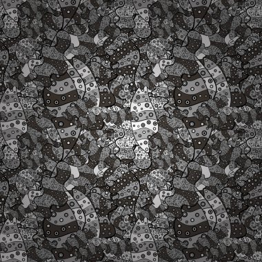 Soyut süper sevimli ve ilginç bir resim.