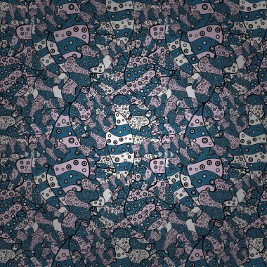 Soyut süper sevimli ve ilginç bir resim.