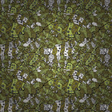 Soyut süper sevimli ve ilginç bir resim.