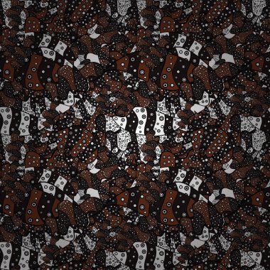 Soyut süper sevimli ve ilginç bir resim.