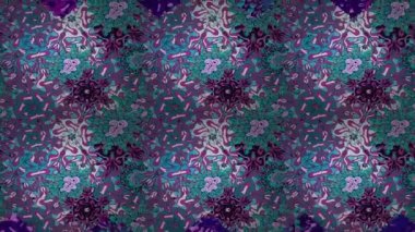 Vintage çiçek hareketli desenler