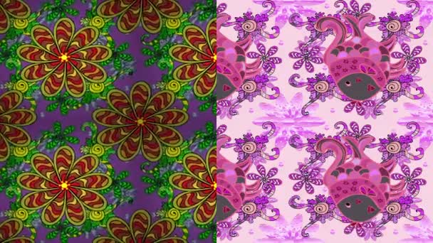 Vintage motifs floraux mobiles 