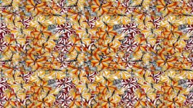 Vintage çiçek hareketli desenler