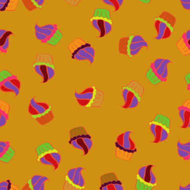 Soyut süper sevimli ve ilginç bir resim.