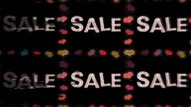 Ekran koruyucular veya reklamlar için geçiş doodle kompozisyonu. Düz 4k kompozisyon.