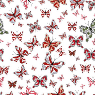 Sorun -suz. Boyama sayfası Dekoratif kelebek. Yetişkin ve büyük çocuklar için boyama kitabı. Soyut renkli arka plan. Dekoratif tarzda. Vektör çizimi.