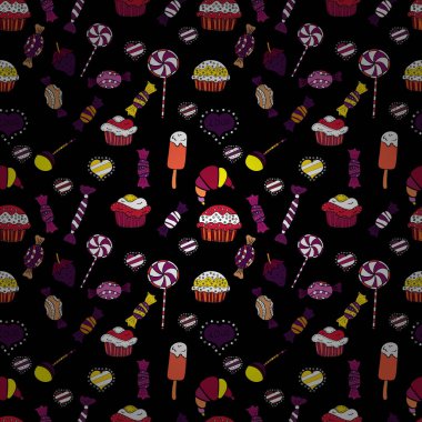 Soyut süper sevimli ve ilginç bir resim.