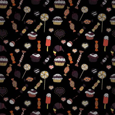 Soyut süper sevimli ve ilginç bir resim.