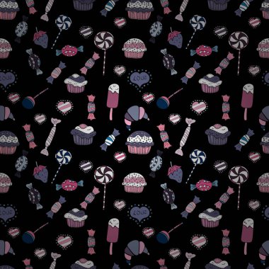 Soyut süper sevimli ve ilginç bir resim.