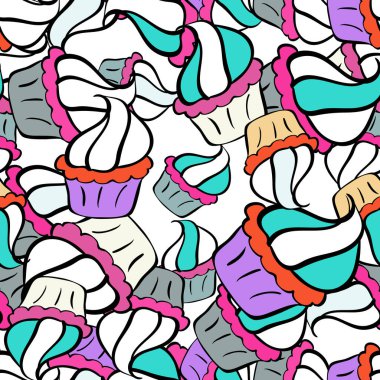 Soyut süper sevimli ve ilginç bir resim.