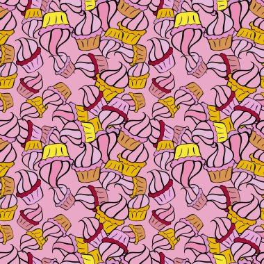 Soyut süper sevimli ve ilginç bir resim.