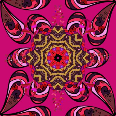 Vektör - stok. Kusursuz bir arka plan modeli. Vadinin çiçekleri siyah, kahverengi ve morumsu renklerde. Suluboya, elle çizilmiş.