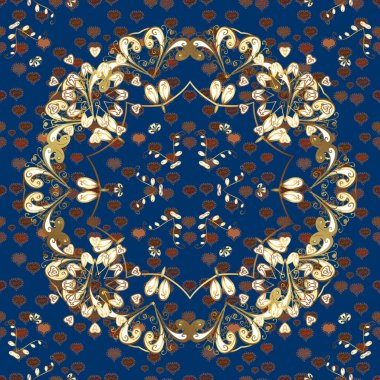 Beyaz, mavi ve kahverengi renklerde Art Deco Desenleri. Güzel arka planlar. Fan pulları süs eşyası. Geometrik dekoratif dijital kağıtlar. Vektör çizgisi tasarımı. 1920-30 motifleri. Lüks klasik illüstrasyon.