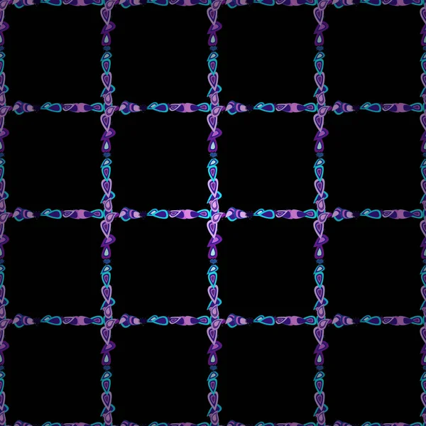 Scarabocchi Quadrate Schema Senza Soluzione Continuità Illustrazione Vettoriale Illustrazione Nei — Vettoriale Stock