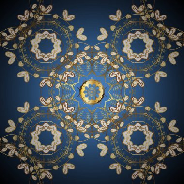 Soyut lüks arka plan, zarif davetiye davetiyesi, davetiye, arka plan kapağı illüstrasyonu. Mavi ve beyaz renklerdeki desenler. Vektör çizimi. Kusursuz..