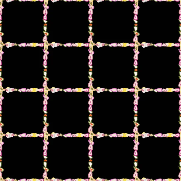 Frame Doodle Imagen Colores Negro Neutro Beige Ilustración Vectorial Plantilla — Archivo Imágenes Vectoriales