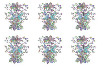 Kusursuz bir iz. Karalamalar beyaz, mavi ve renklere göre nötr. Yumuşak kumaş deseni. Düz elementler. Raster. Tasarım.