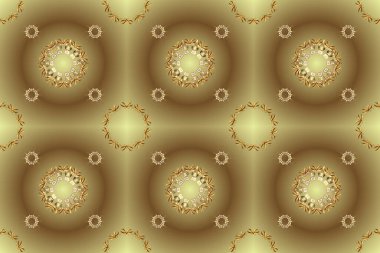 Basit bir şekilde. Tebrik kartları, düğün, logo, kumaş baskısı için kullanılabilir. Sonsuz bukle süsü. Kusursuz girdap şekli. Çizim, karalama, sarı, nötr ve kahverengi renkler üzerine karalama. Raster..