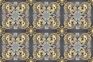 Raster illüstrasyonu. Soyut motif arkaplanı. Ultraviyole kumaş deseni.