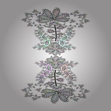 Vektör - stok. Tarafsız, gri ve beyaz renklere karalamalar. Eskiz arkaplan modeli. Suluboya, elle çizilmiş.