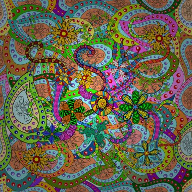 Güzel, süper soyut ve sevimli, ilginç bir resim.