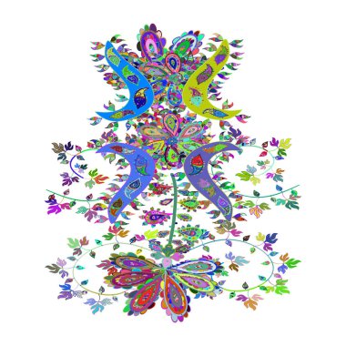 Güzel, süper soyut ve sevimli, ilginç bir resim.