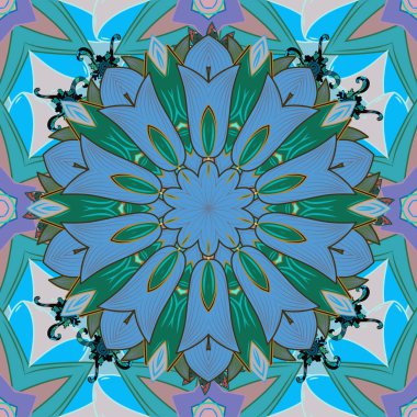 Gri, mavi ve yeşil renklerin renkleri. Çiçek. İş, bilim ve teknoloji tasarım kitabı düzeni. Broşür broşür broşürü kapağı için modern vektör şablonu katalog dergisi veya yıllık rapor.