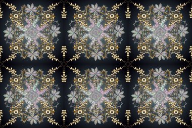 Tarafsız, mavi ve gri renkli karalamalar. Kusursuz desenli Sketch şirin arkaplan. Kağıt raster sarmak için güzel bir desen..