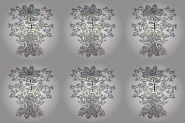 Yumuşak kumaş deseni. Raster. Kusursuz Soyut Özgeçmiş Tasarımı. Gri, beyaz ve renksiz. Desen.