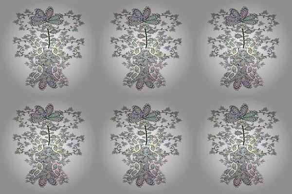 Yumuşak kumaş deseni. Raster. Kusursuz Soyut Özgeçmiş Tasarımı. Gri, beyaz ve renksiz. Desen.