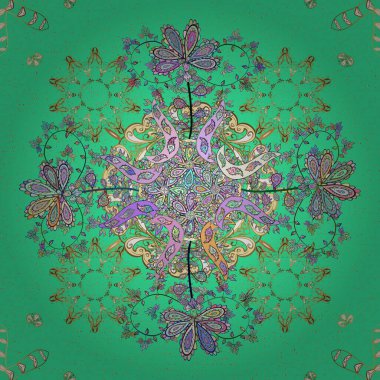 Geometrik dekoratif dijital kağıtlar. Fan pulları süs eşyası. Güzel arka planlar. Vektör çizgisi tasarımı. 1920-30 motifleri. Yeşil, bej ve nötr renklerde Art Deco Desenleri. Lüks klasik illüstrasyon.