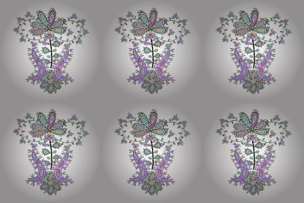 배경을 래스터 그림을 포개기 추상적 물개들은 색깔에 있어서 흰색과 중립이다 — 스톡 사진