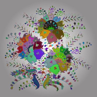 Parlak arkaplanda çiçek kompozisyonu olan suluboya desenleri çiz, ambalajlar, çizimler, kartpostallar, tebrik kartları, düğün davetiyeleri, romantik olaylar vs. için mükemmel..