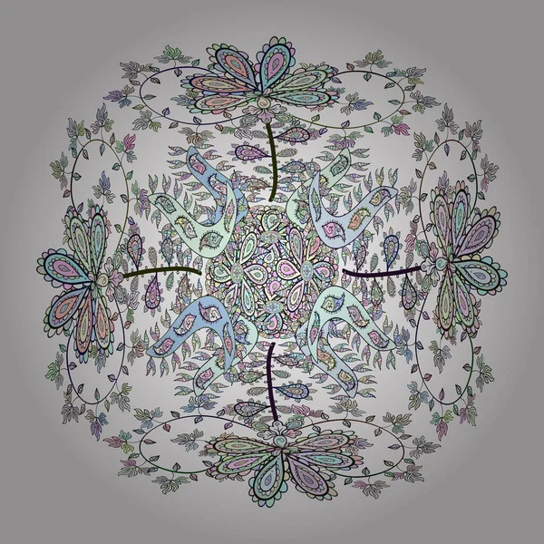 Güzel geçmiş. - Stok. Beyaz, nötr ve gri renkte. Şirin kumaş deseni. Vektör çizimi. Soyut karalama deseni.