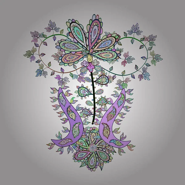 Kağıt Vektörü illüstrasyonu için soyut desen. Sketch Sketch güzel bir arka plan. Renklere gri, beyaz ve nötr karalamalar.