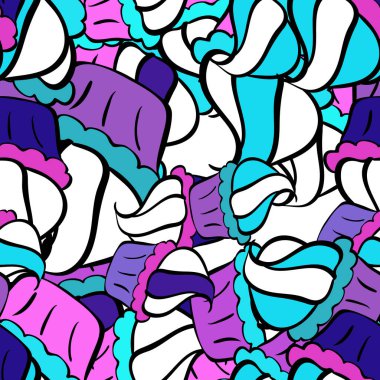 ilginç süper güzel soyut ve sevimli bir resim.