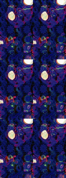 Raster çiçek izi. Çiçek mavisi ve siyah eskiz deseni. Raster Yumuşak kumaş deseni. Klasik taslak çizimi.