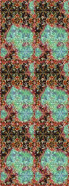 Damask kusursuz yinelenen arkaplan. Barok tarzında altın çiçekli süs. Kahverengi renklerde altın element. Doku arkaplanı üzerine altın duvar kağıdı.