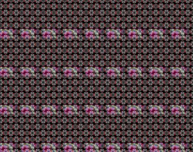 Çiçekli karalama şeklinde Raster çiçek deseni. Yumuşak, bahar çiçekli arka plan. Siyah ve gri renkte çiçekler.